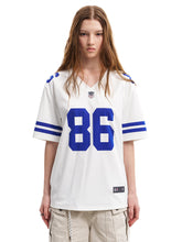 Unisex Vintage V-Neck Colorblock Jersey T-Shirt