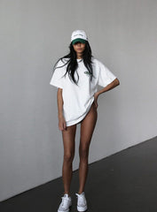 Badblood Women's Oversized Cotton Graphic T-Shirt