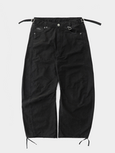 Badblood Unisex Vintage Spray Wash Barrel-Leg Pants