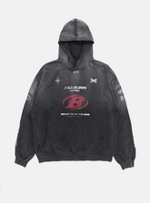 Badblood Women's Vintage Tie-Dye Pullover Hoodie