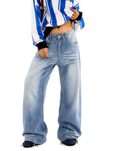 Unisex Vintage Straight Wide-Leg Jeans
