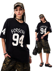 Badblood Unisex Oversized Graphic Jersey T-Shirt