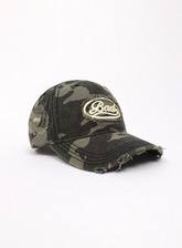 Badblood Vintage Camo Embroidered Baseball Cap