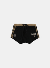Badblood Women's Vintage Embroidered Athletic Hot Shorts