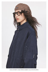 HeyHenry Stand Collar Utility Jacket