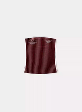 Badblood Women's Vintage Striped Strapless Slim Fit Tube Top