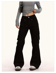 Unisex Vintage Camo Multi-Pocket Cargo Pants