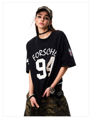 Badblood Unisex Oversized Graphic Jersey T-Shirt