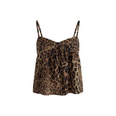 Women's Vintage Leopard Print Tube Top