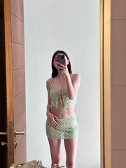 Women's Lace Tummy Control One-Piece Swimsuit