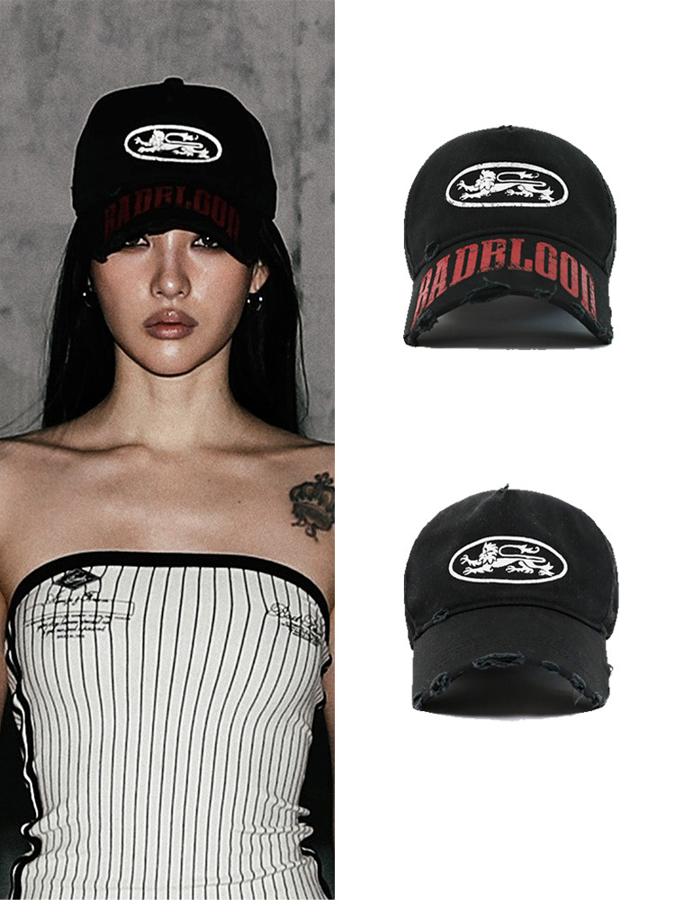 Badblood Vintage Distressed Graphic Baseball Cap