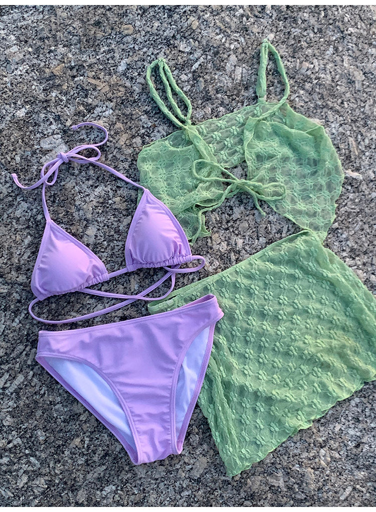 Women's Lace Tummy Control One-Piece Swimsuit