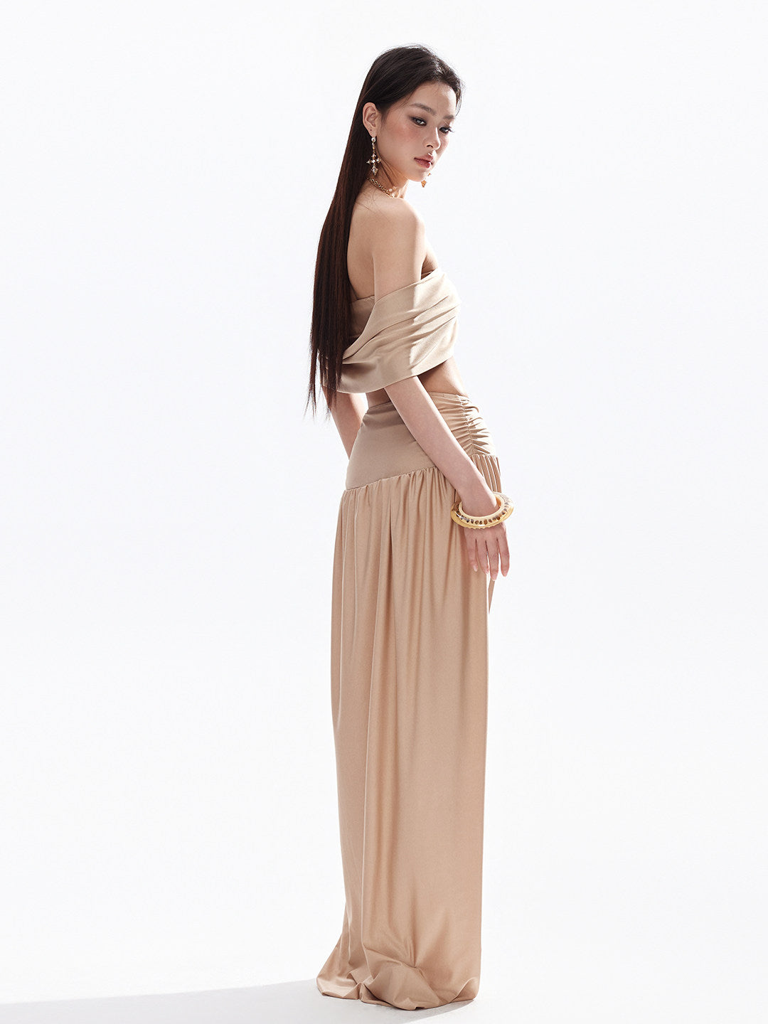 Women's Off-Shoulder Beach Cover-Up Dress