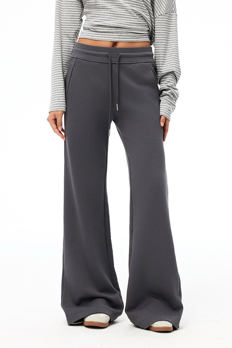 Women's 100% Cotton Wide-Leg Flared Pants