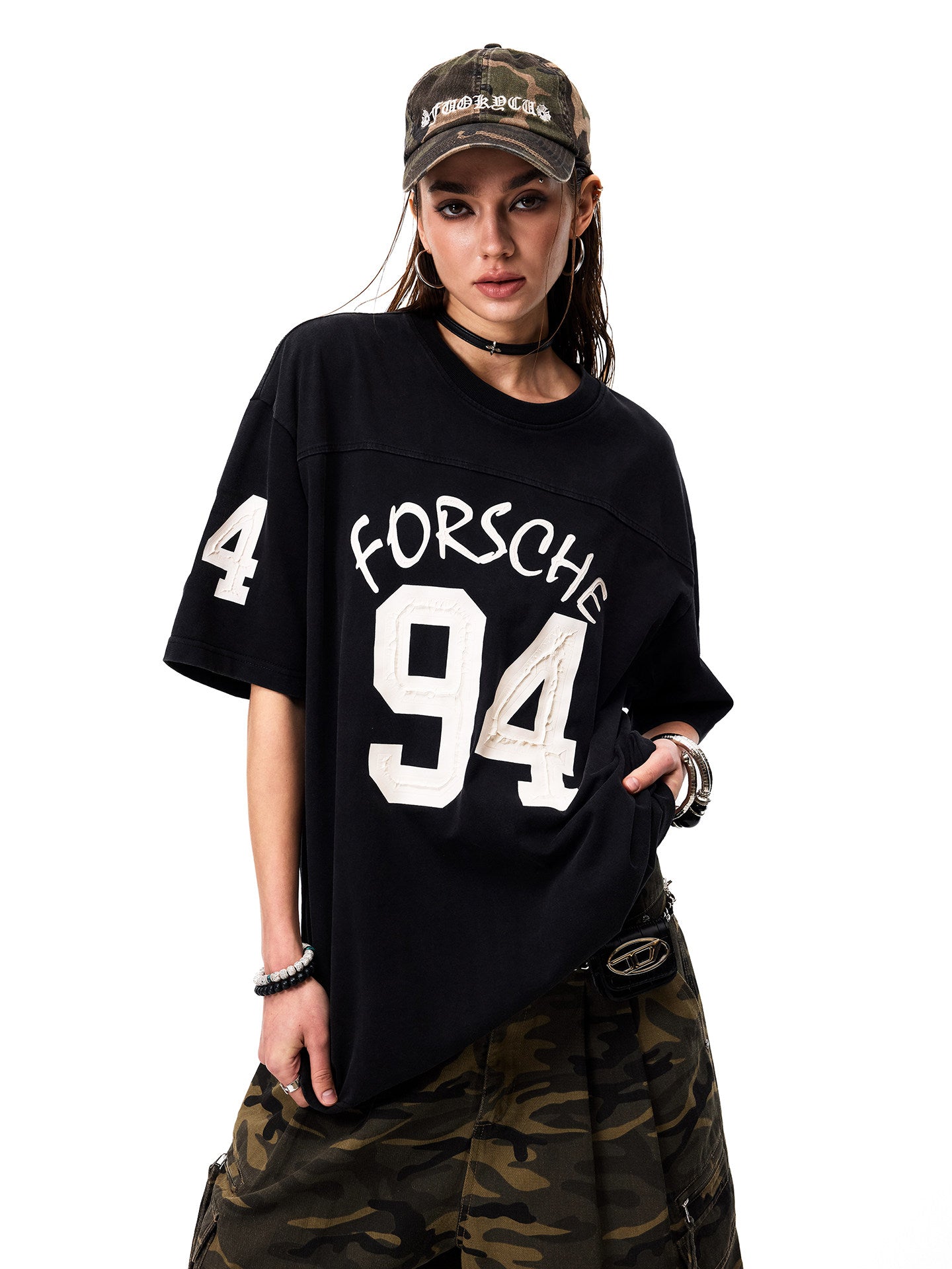 Badblood Unisex Oversized Graphic Jersey T-Shirt