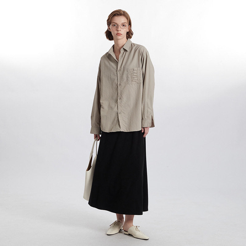 HeyHenry Oversized Long Sleeve Shirt