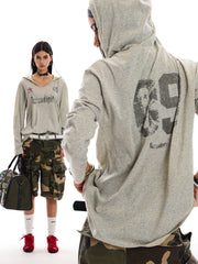 Unisex Lightweight Hooded Long Sleeve T-Shirt