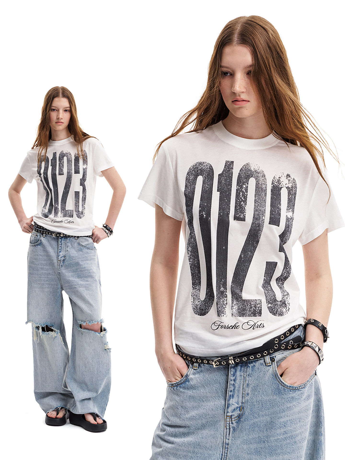 Women's Vintage Distressed T-Shirt