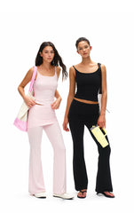 Women's Modal Tank Top & Flared Pants Lounge Set