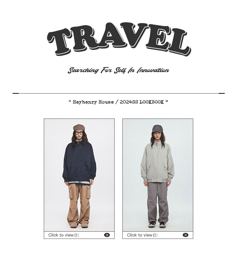 HeyHenry Stand Collar Utility Jacket