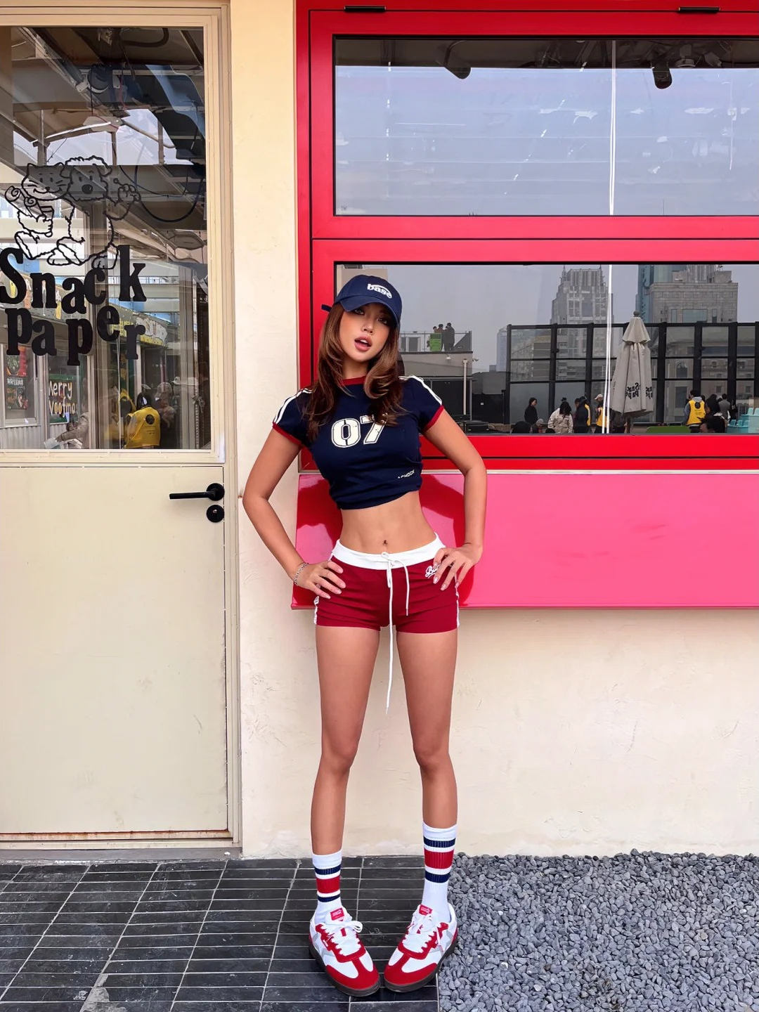 Badblood Women's Vintage Drawstring Athletic Shorts