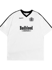 Badblood Women's Oversized V-Neck Jersey T-Shirt