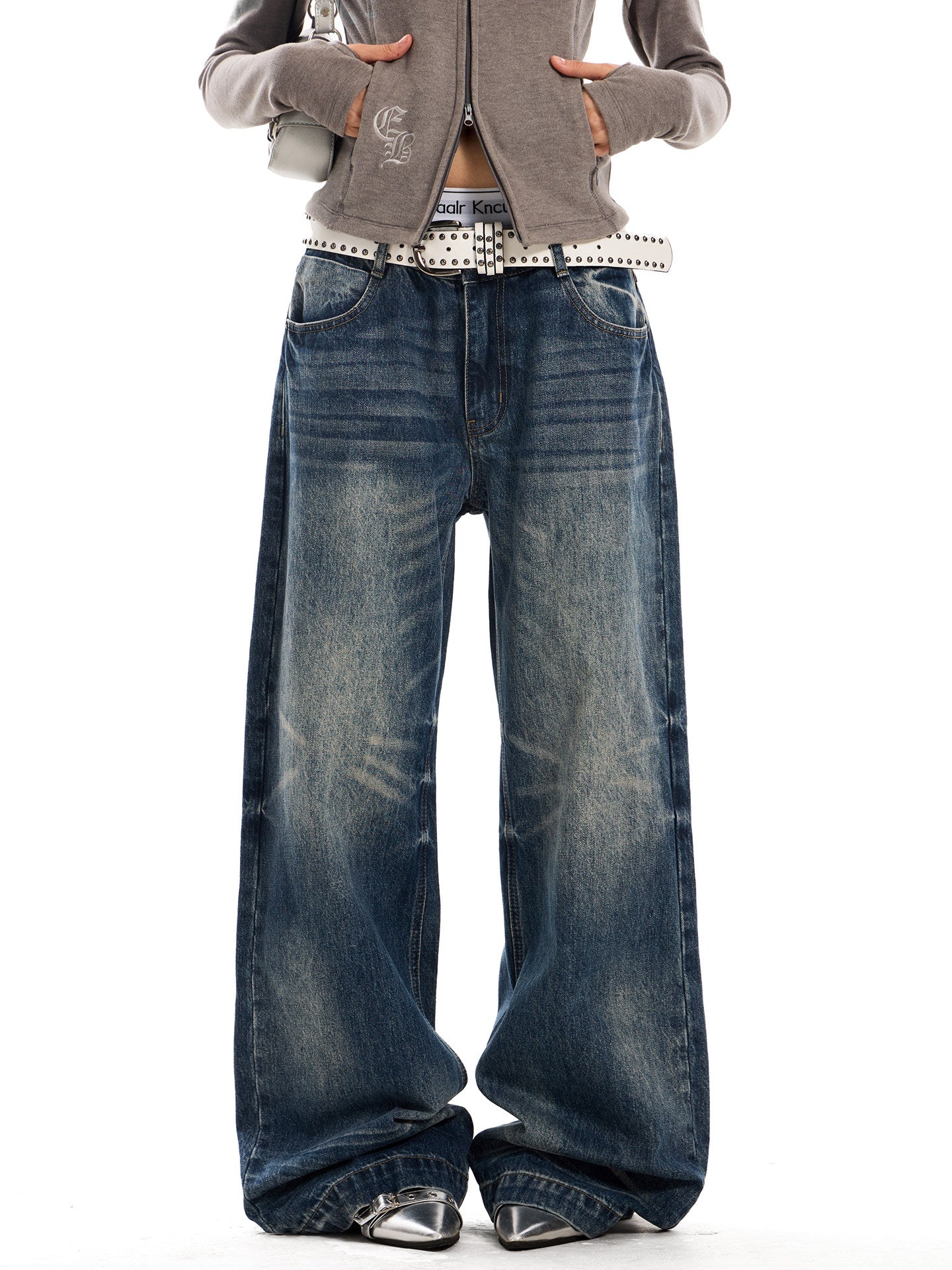Women's Wide-Leg Straight-Leg Jeans