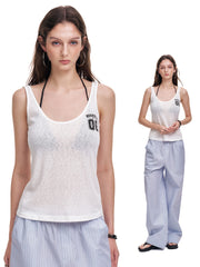 Women's Vintage Khaki Cami Tank Top