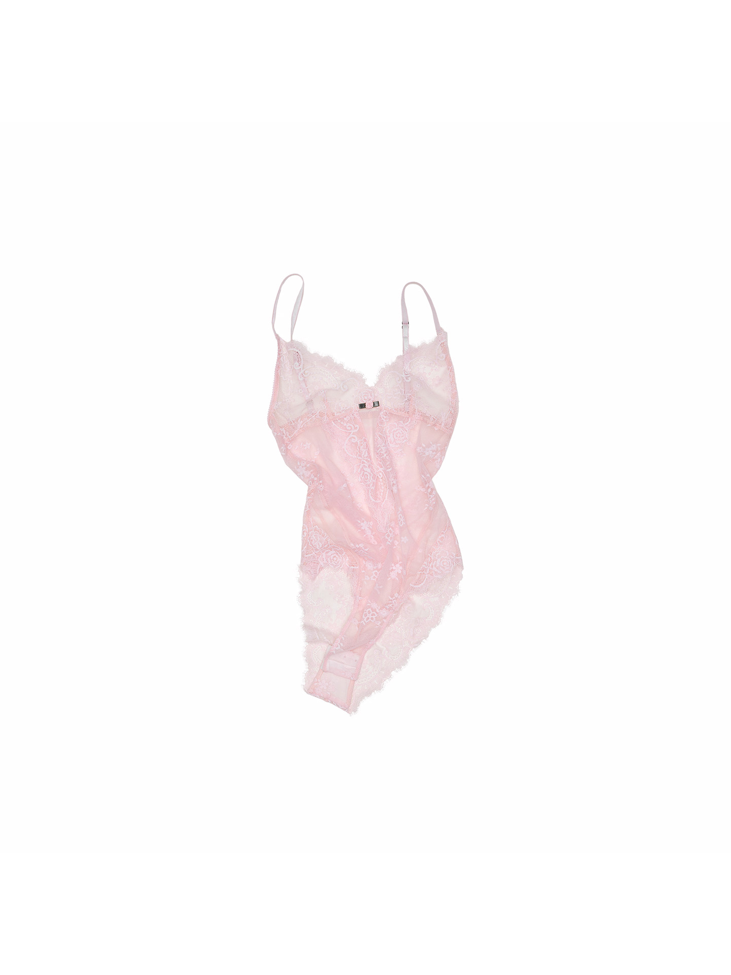 1JINN STUDIOWomen's Lace Mesh Cami Bodysuit