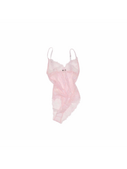 1JINN STUDIOWomen's Lace Mesh Cami Bodysuit