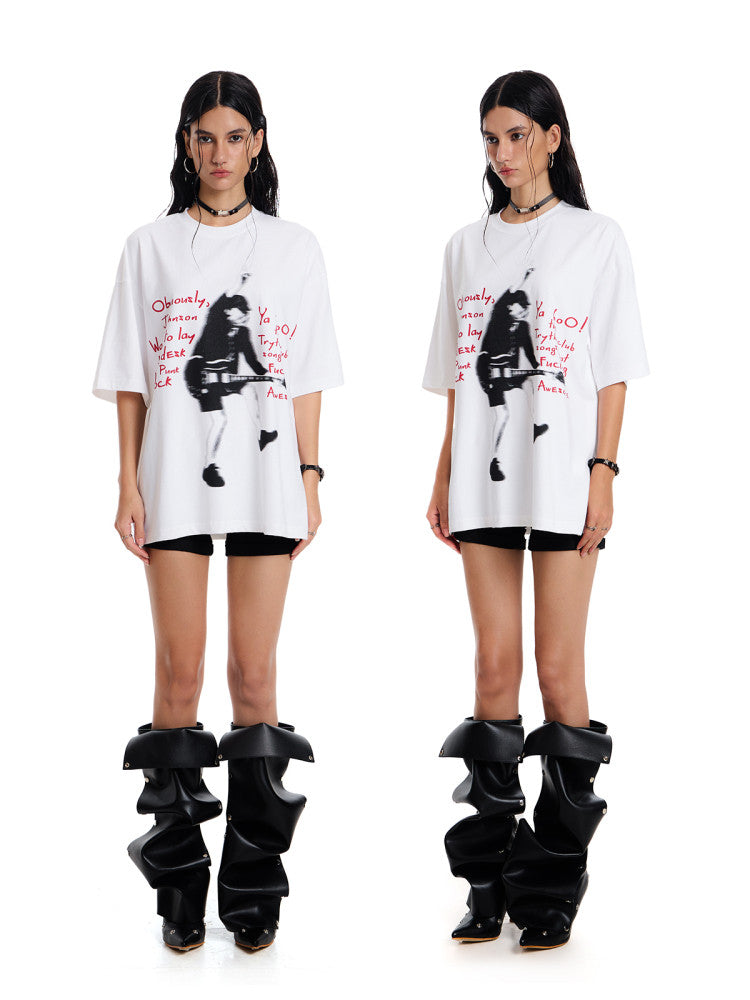 Unisex New Vintage Streetwear Oversized T-Shirt