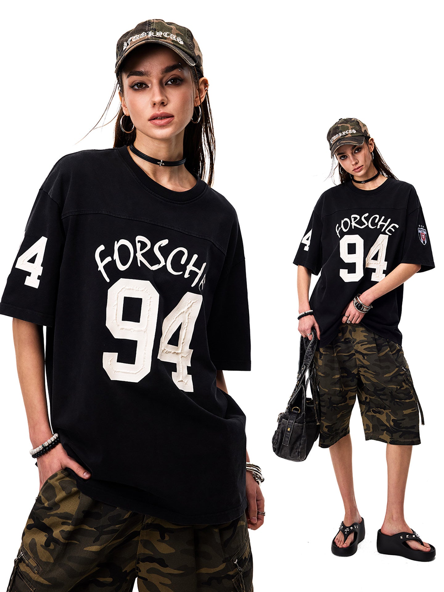 Badblood Unisex Oversized Graphic Jersey T-Shirt