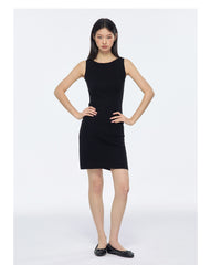 Women's Vintage Minimal Knit Midi Dress