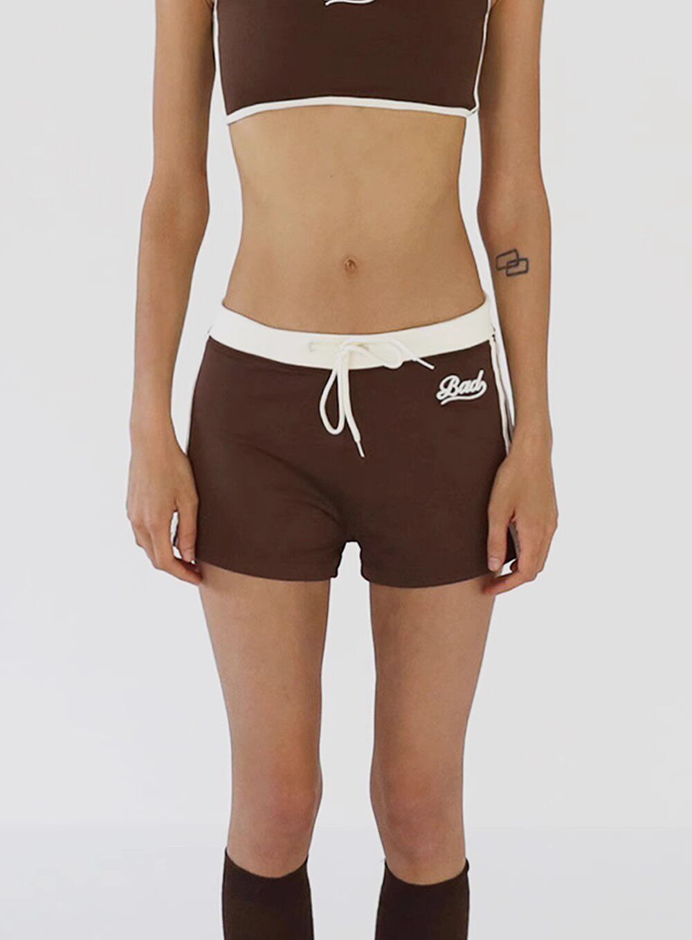 Badblood Women's Vintage Drawstring Athletic Shorts