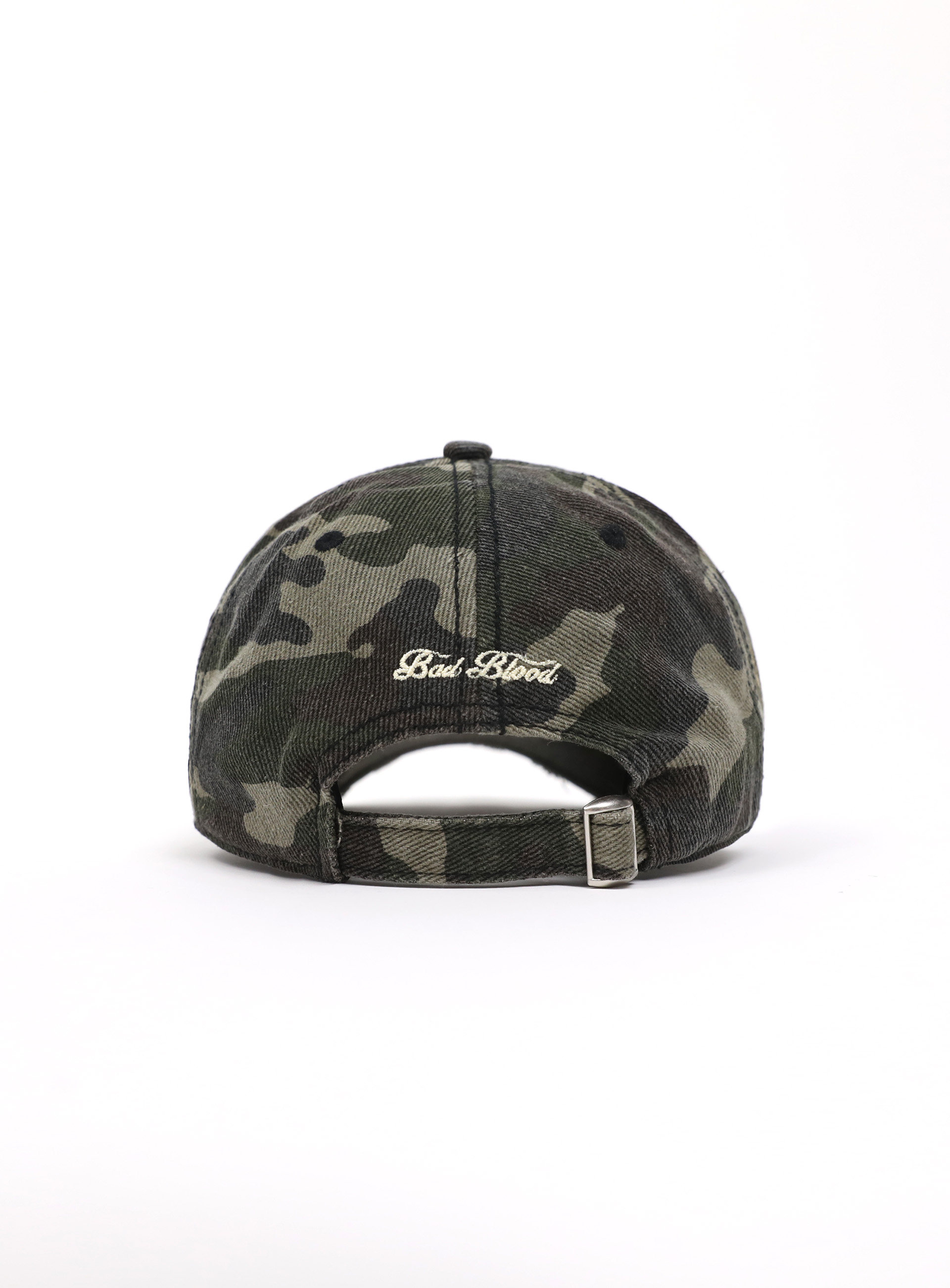 Badblood Vintage Camo Embroidered Baseball Cap
