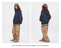 HeyHenry Stand Collar Utility Jacket