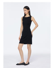Women's Vintage Minimal Knit Midi Dress