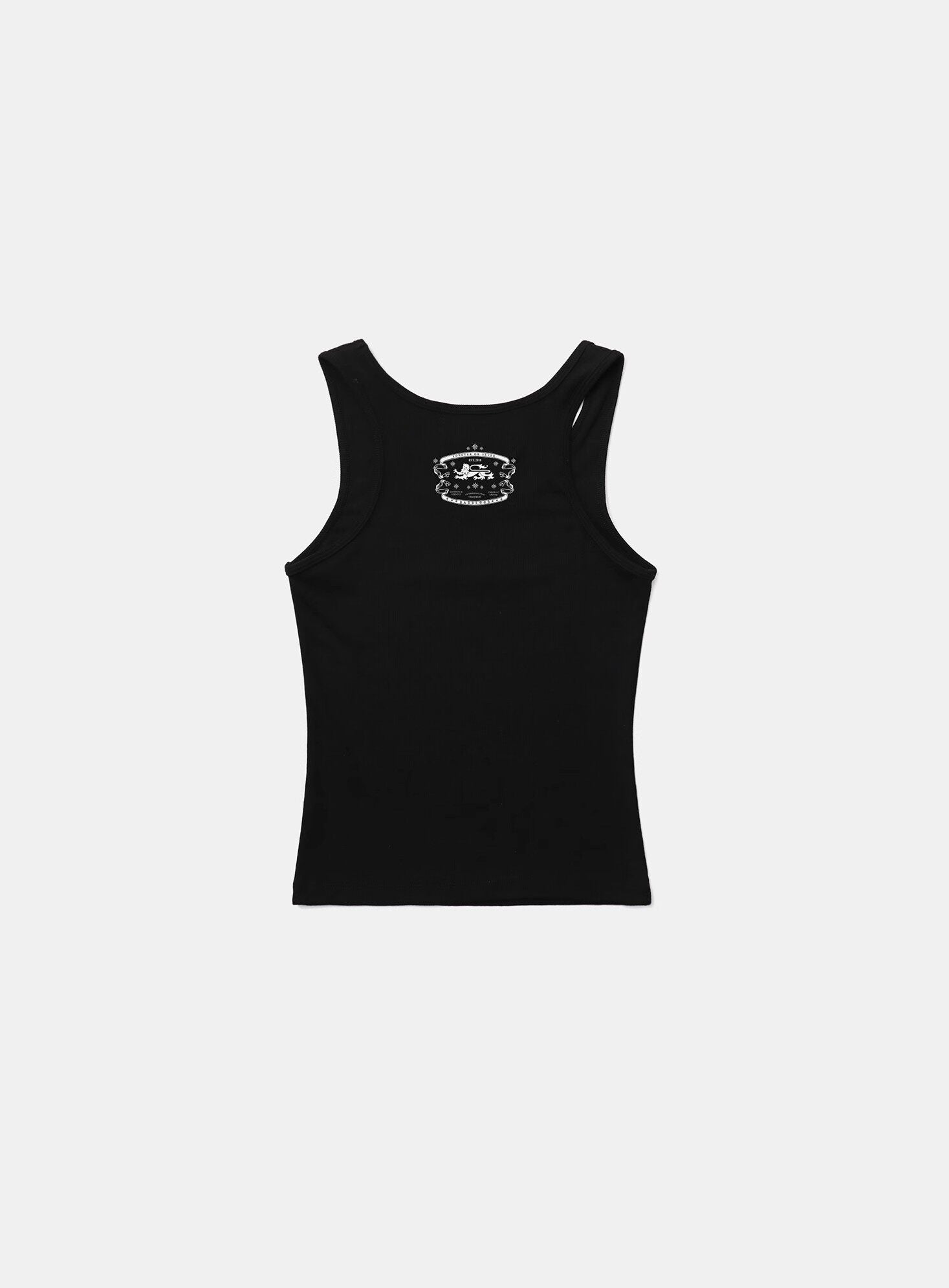 Badblood Unisex Stretch Racerback Tank Top with Embroidered Logo