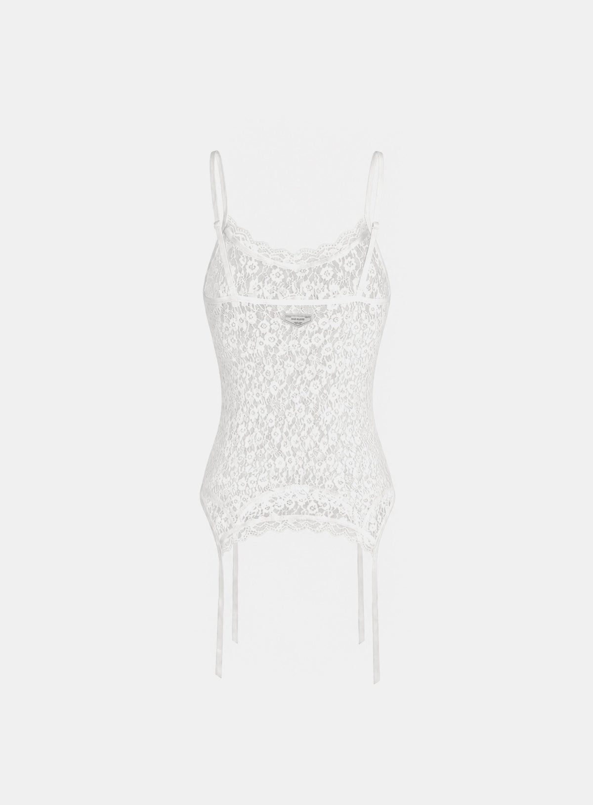 Badblood Women's Lace Trim Slim Fit Cami Top
