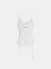 Badblood Women's Lace Trim Slim Fit Cami Top