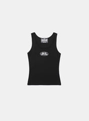 Badblood Unisex Stretch Racerback Tank Top with Embroidered Logo