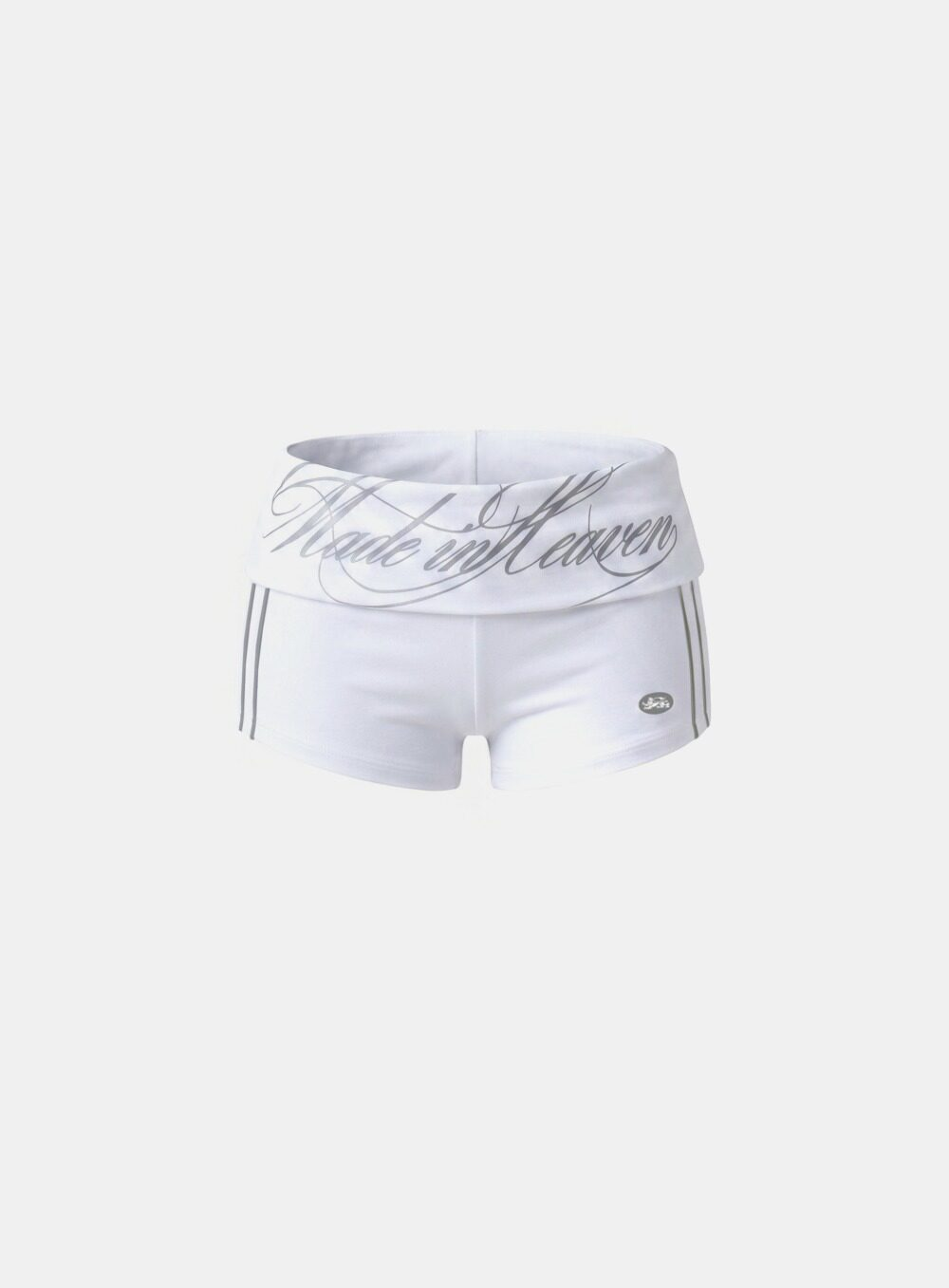 Badblood Women's Graphic Print Slim Fit Athletic Shorts