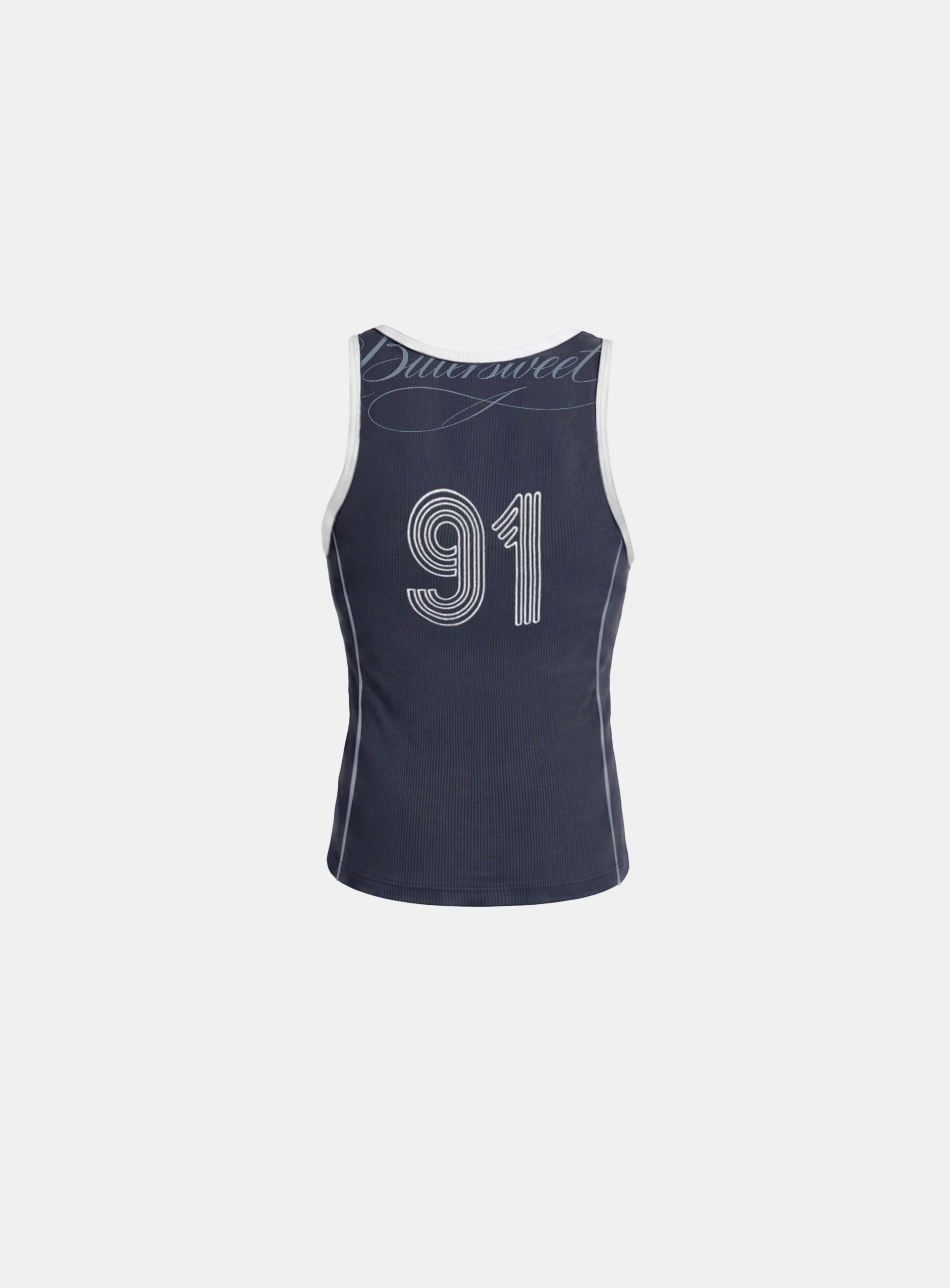Badblood Women's Contrast Trim Embroidered Cami Tank Top