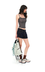 Women's TENCEL™ Striped Deep U-Neck Cami Tank Top