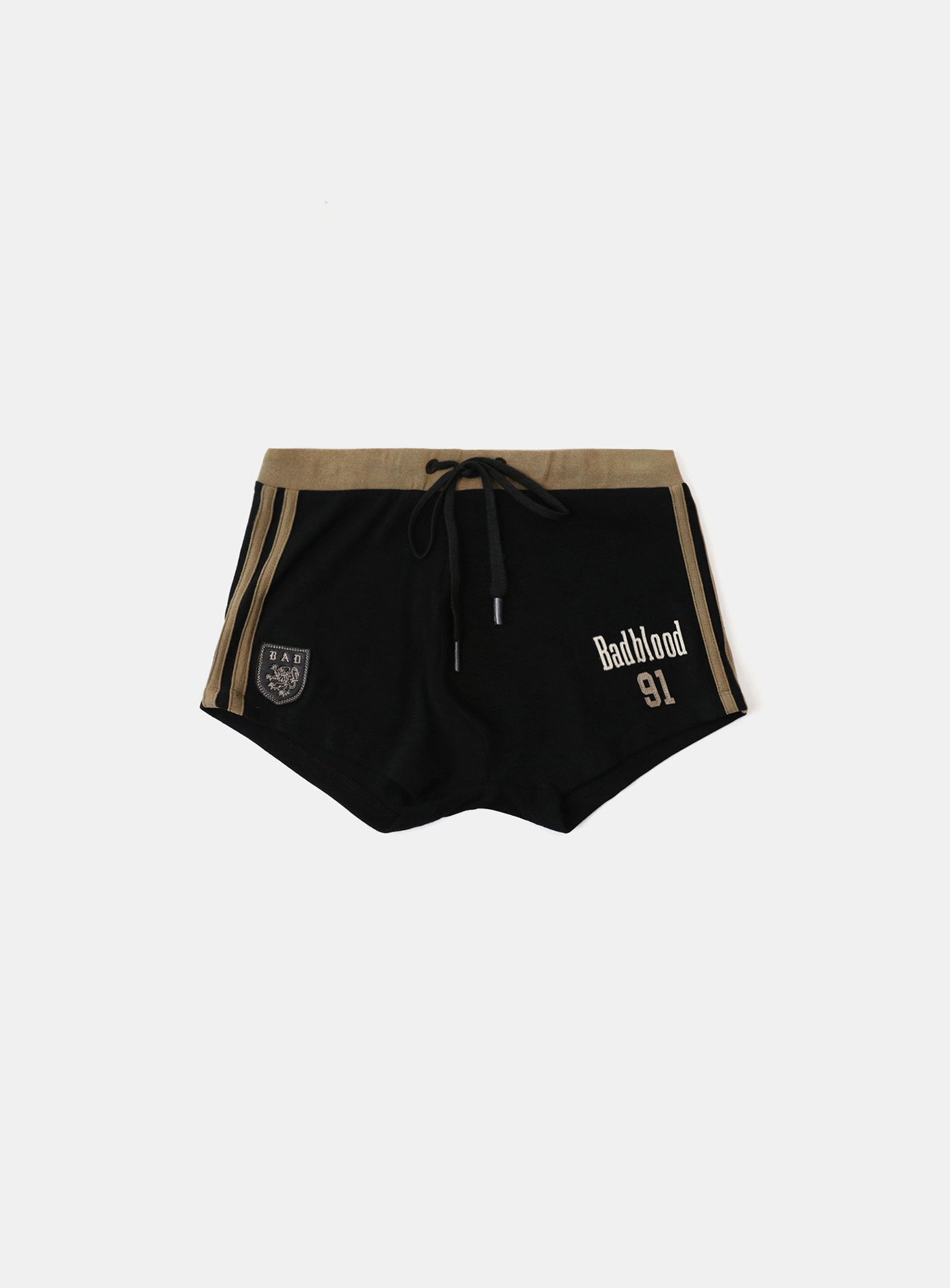 Badblood Women's Vintage Embroidered Athletic Hot Shorts