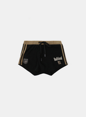 Badblood Women's Vintage Embroidered Athletic Hot Shorts