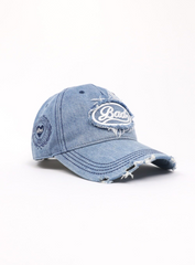 Badblood Vintage Camo Embroidered Baseball Cap