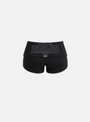 Badblood Women's Graphic Print Slim Fit Athletic Shorts
