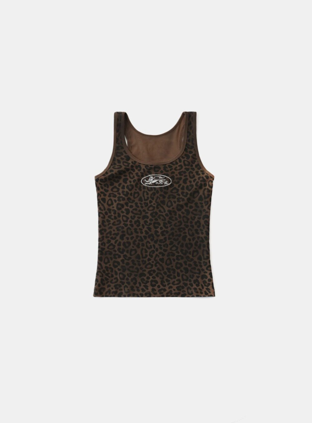 Badblood Women's Vintage Camo Leopard Print Cami Tank Top