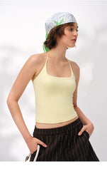 Our Stage 91% Modal Skin friendly Comfortable High Elasticity Neck Strap Square Concealed Breast Neck Slimming Strap